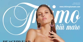 Le modèle de la nouvelle collection AXAMI dans le magazine de mode italien Intimo Piu Mare !