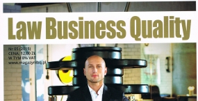 Reklama Axami w magazynie Law Business Quality!