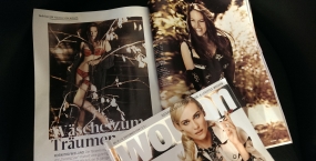 Notre lingerie dans le magazine autrichien Woman !